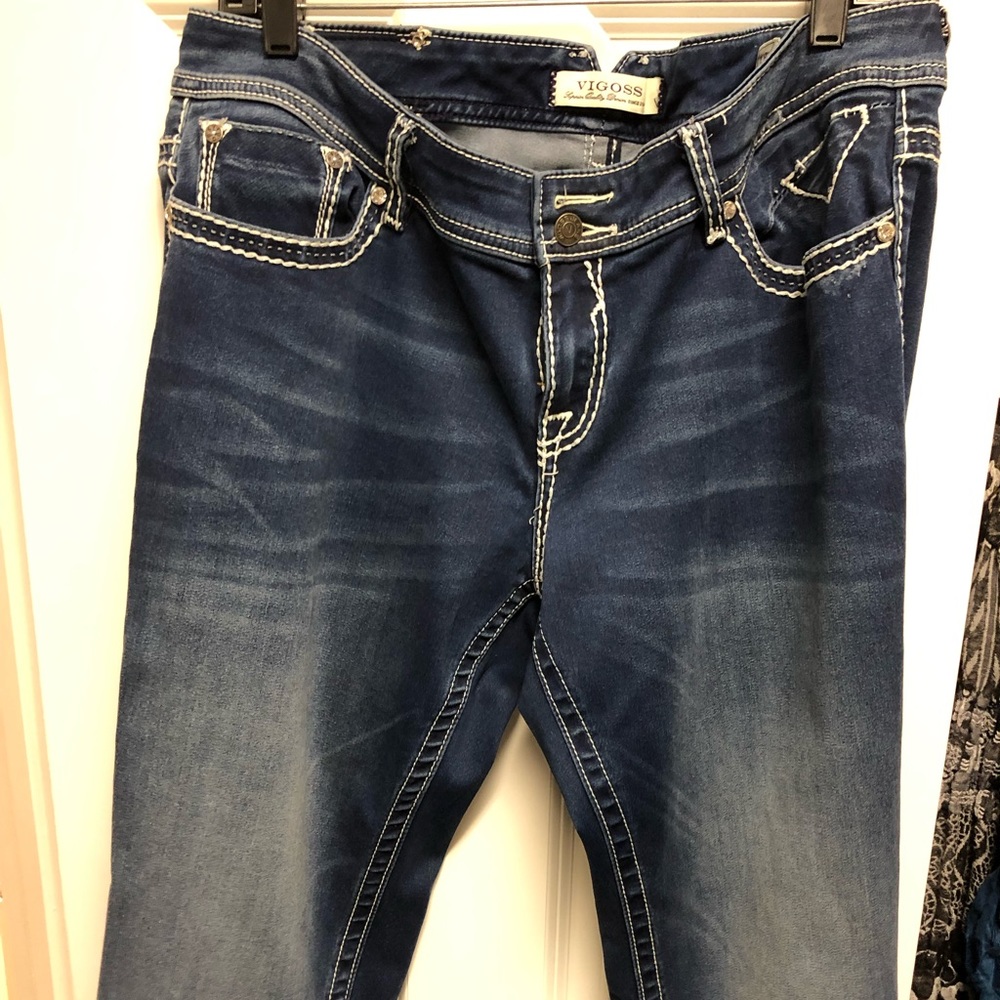 Black Fashion Jeans. Plus size 18.